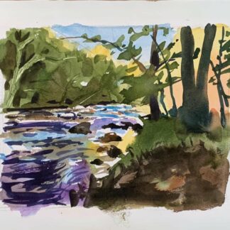 Painting the landscape in Watercolor cod.257